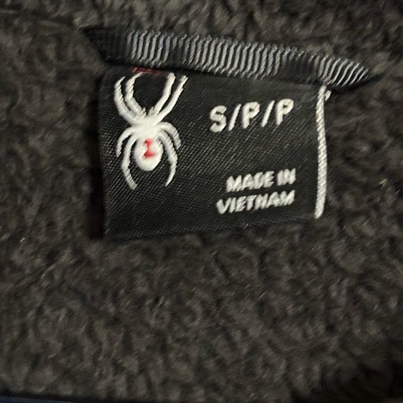 Spyder Women’s Cozy Faux Fur 1/4 Snap Pullover Jacket Black Sz Small EUC - Picture 3 of 3